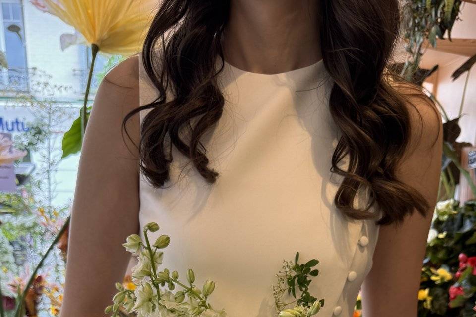 Bouquet de mariée blanc