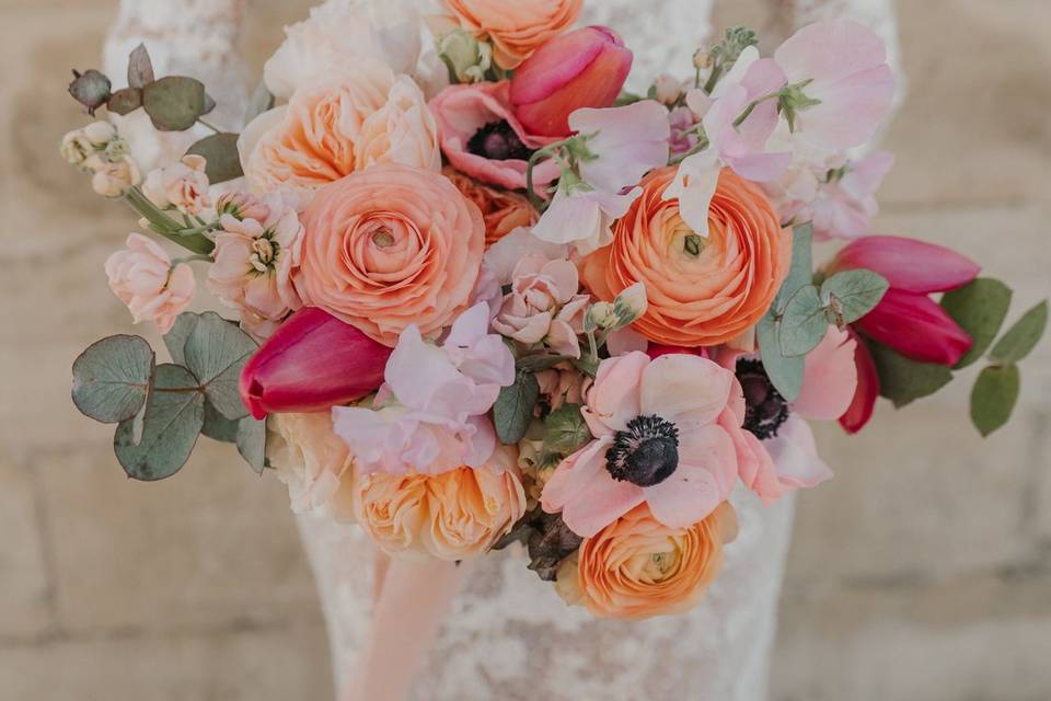 Bouquet de mariée d'hiver