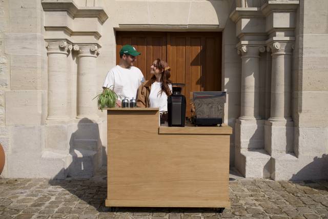 Le présentoir à café