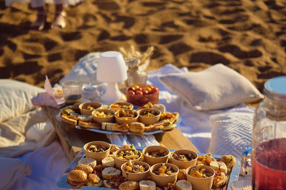 Apéritif en exterieur