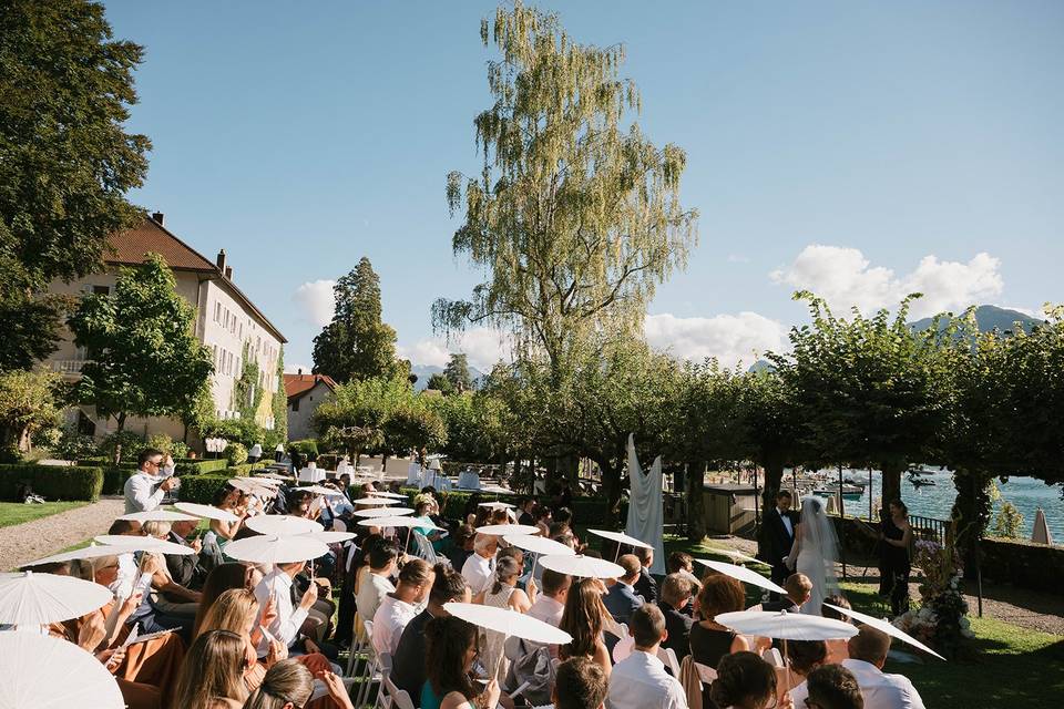 Cérémonie de mariage à Annecy