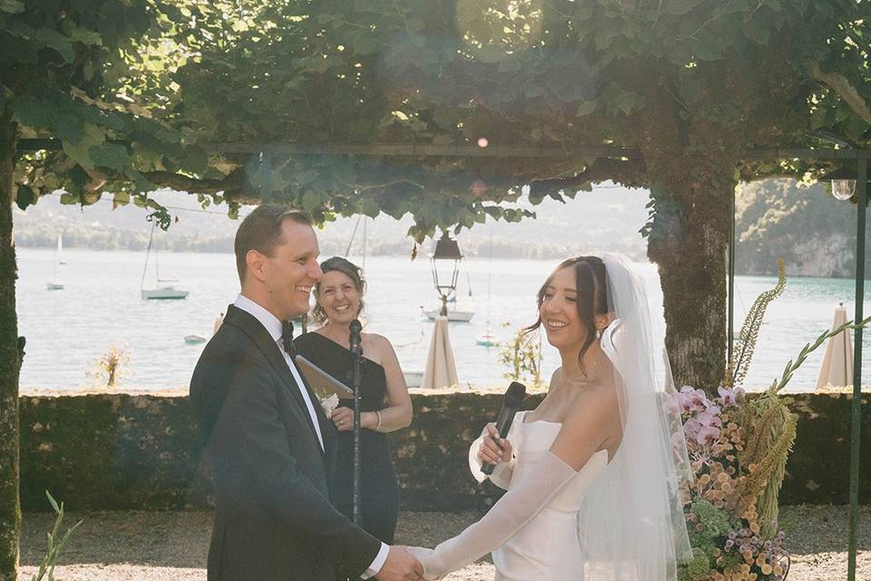 Cérémonie de mariage à Annecy