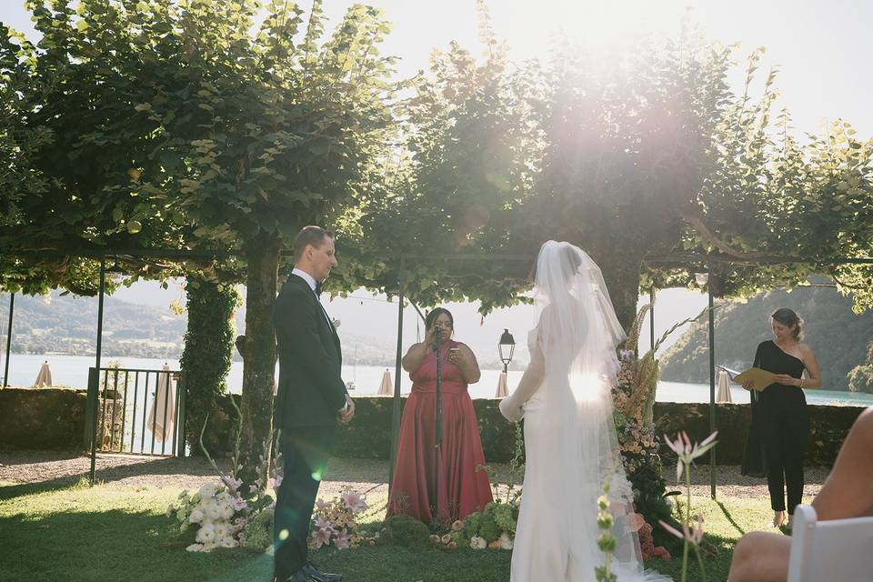 Cérémonie de mariage à Annecy