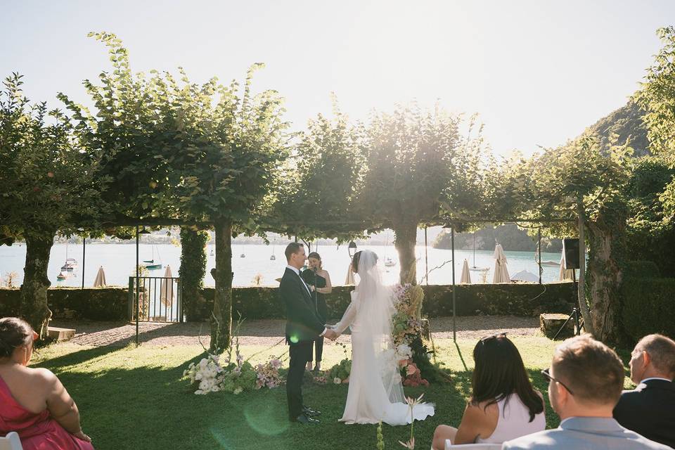 Cérémonie de mariage à Annecy