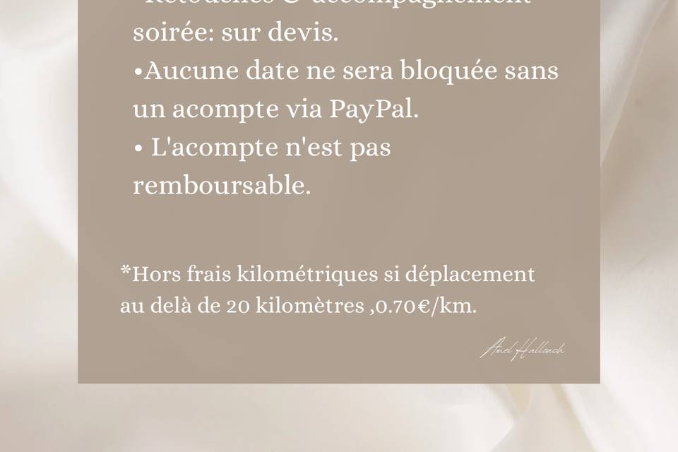 Tarifs