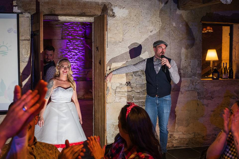 L'entrée en salle des mariés