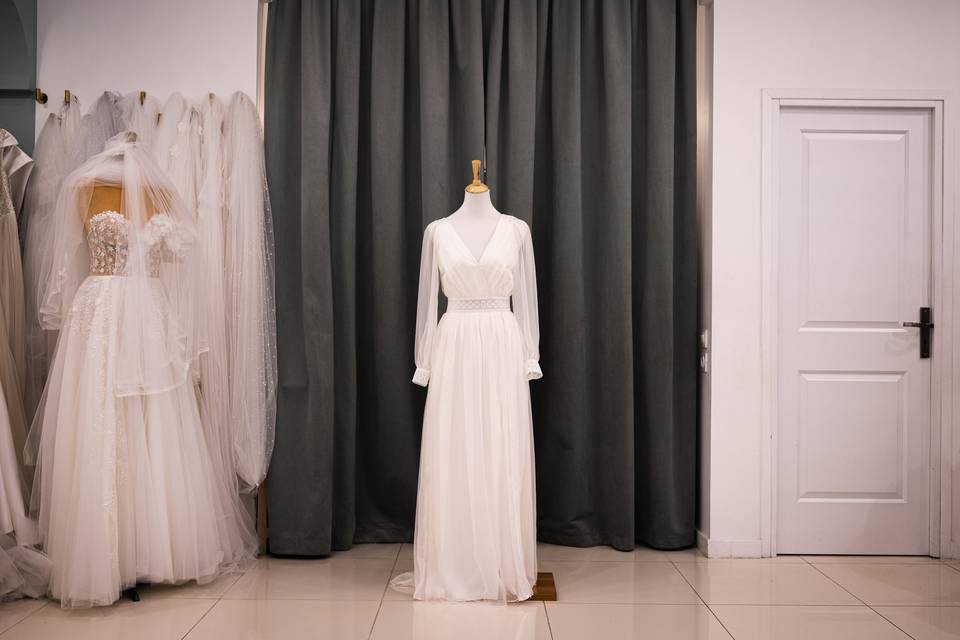 Robe dentelle, vue complète