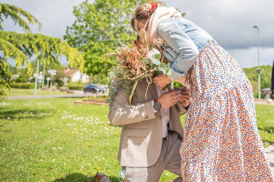 On the wedding road