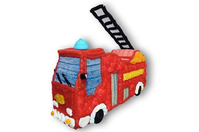 Camion pompiers en bonbon