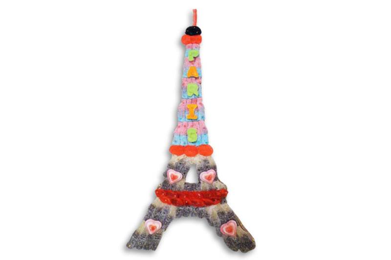 Tour Eiffel en bonbon