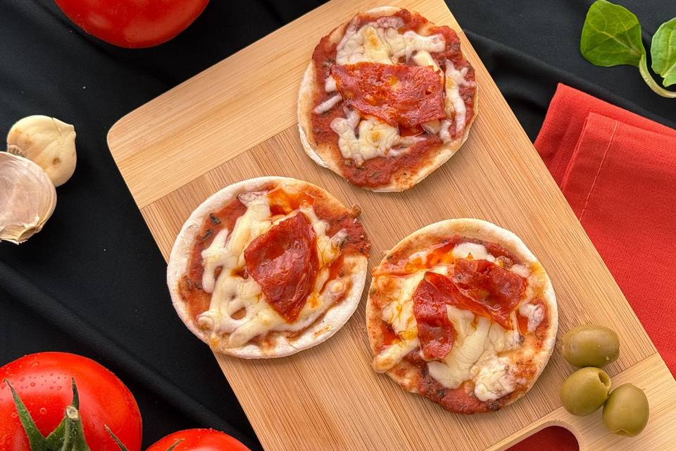 Minis pizzas
