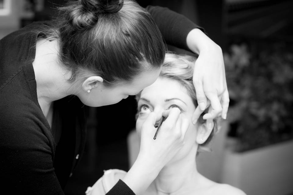 Maquillage de la mariée