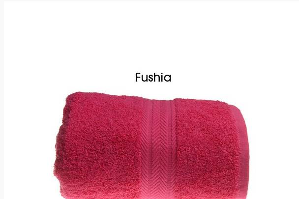 Serviette de bain fuschia