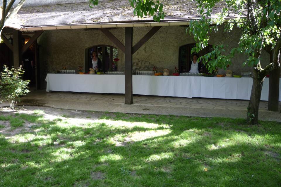 Auberge buffet extérieur