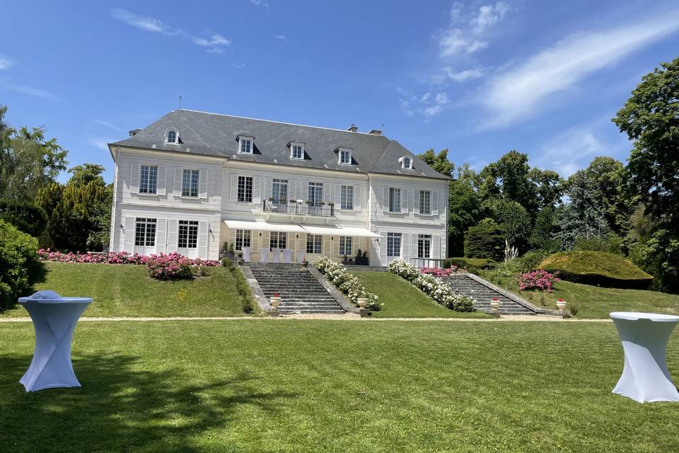 Parc devant le manoir