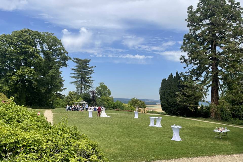 Parc cérémonie et vin d’honneu