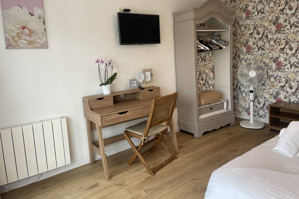 Chambre avec terrasse devant