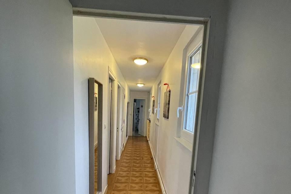 Couloir étage gite
