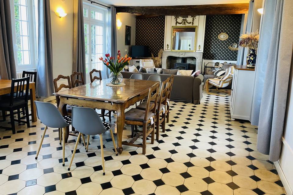Grand salon gite