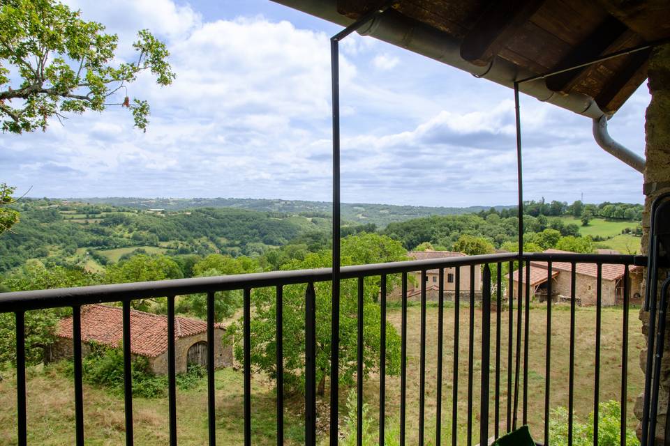 Balcon de la chambre du Maître