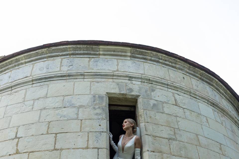 La mariée au Pigeonnier