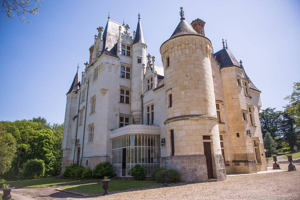 Arrivée au château