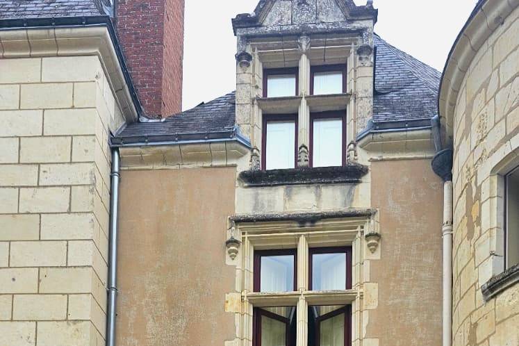 Repas en terrasse au château