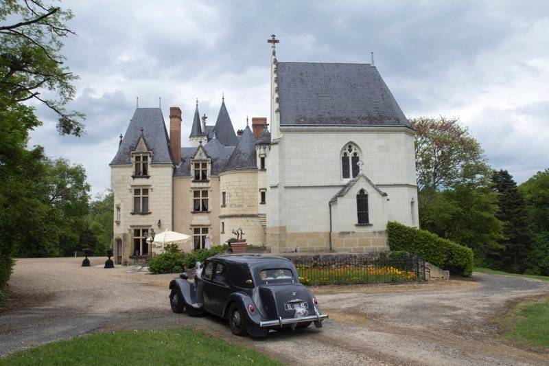 Arrivée au château