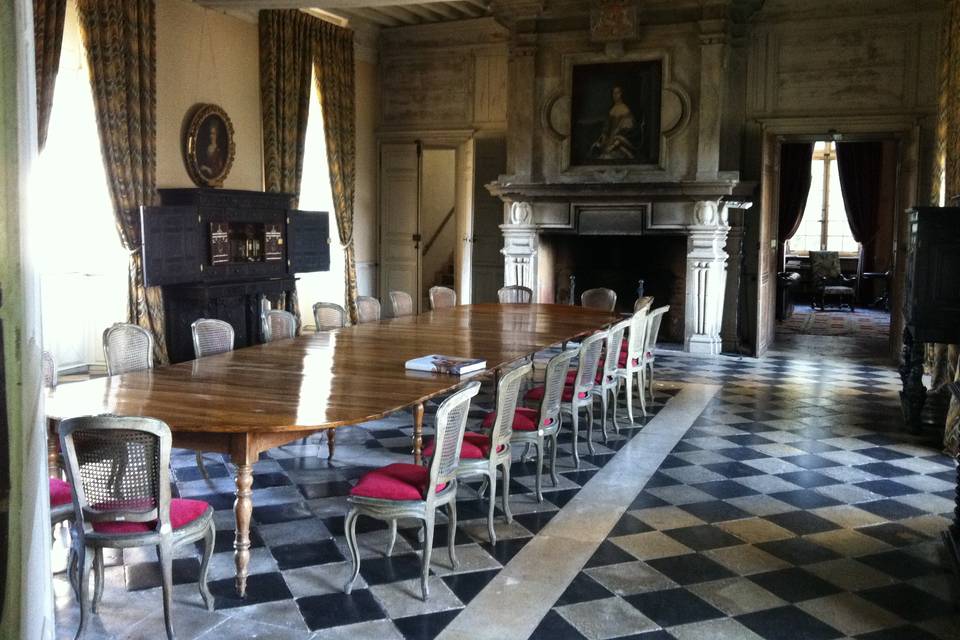 Salle de réception du château