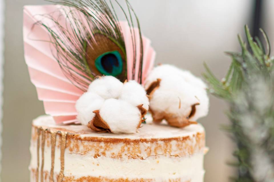 Wedding cake coton