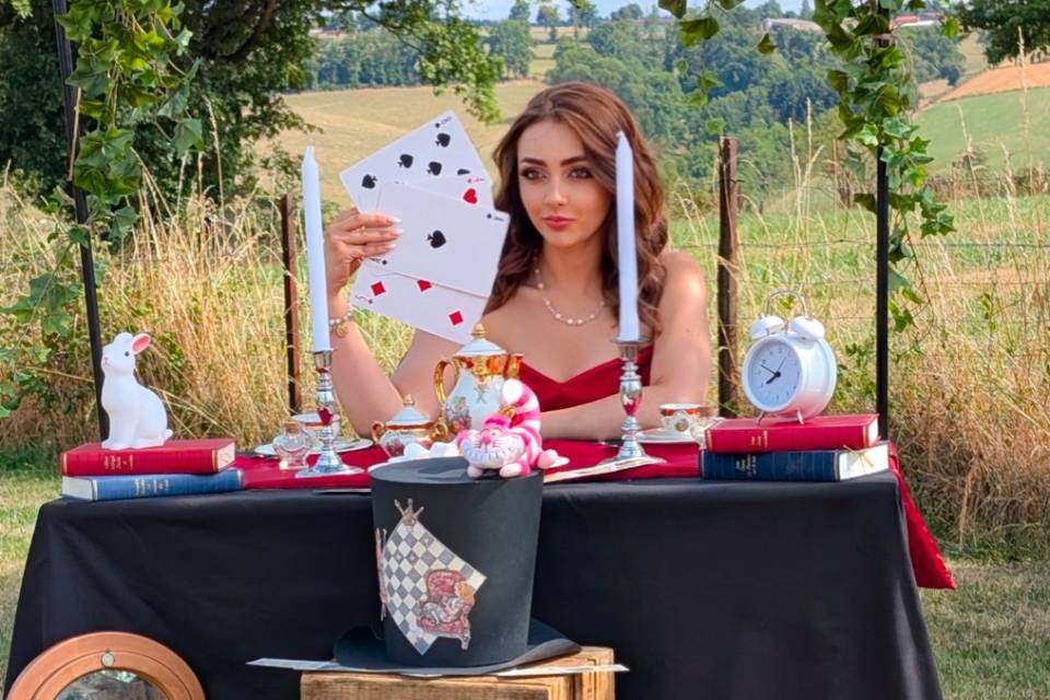 La mariée décor Tim Burton