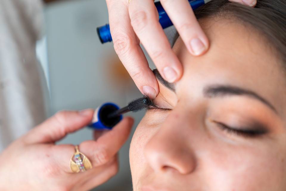 Maquillage paupière inférieure