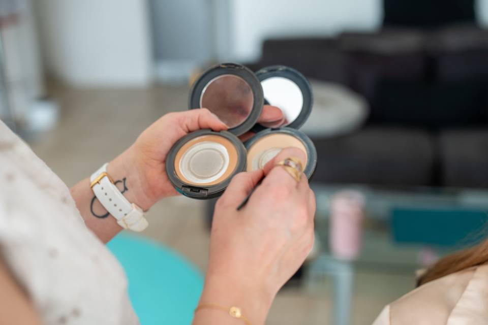 Palette poudre maquillage