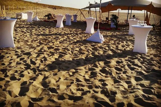 Dîner Lounge sur la plage