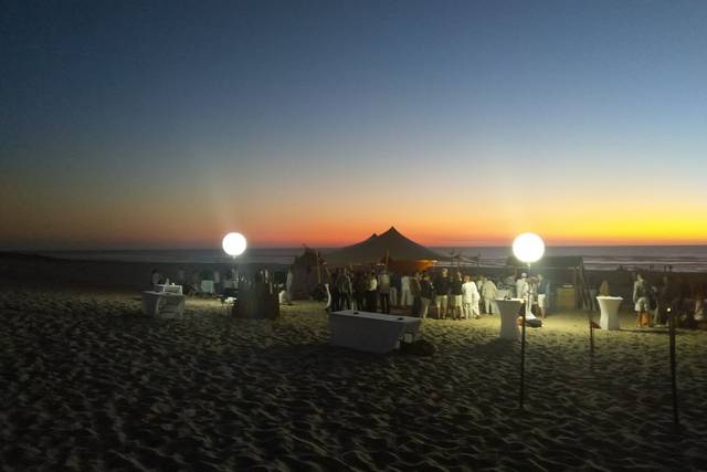 Dîner sur la plage