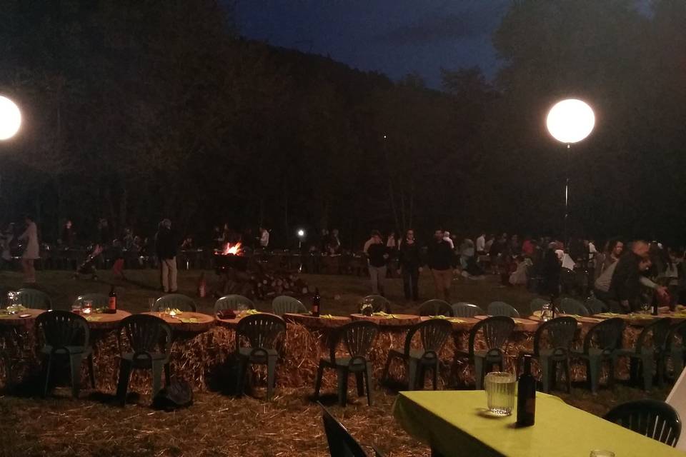 Dîner sur la plage