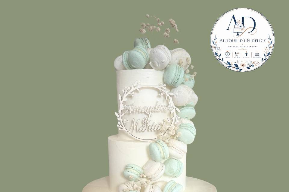 Layer cake Macarons 50 parts