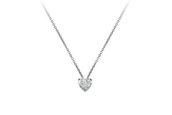 Pendentif diamant coeur