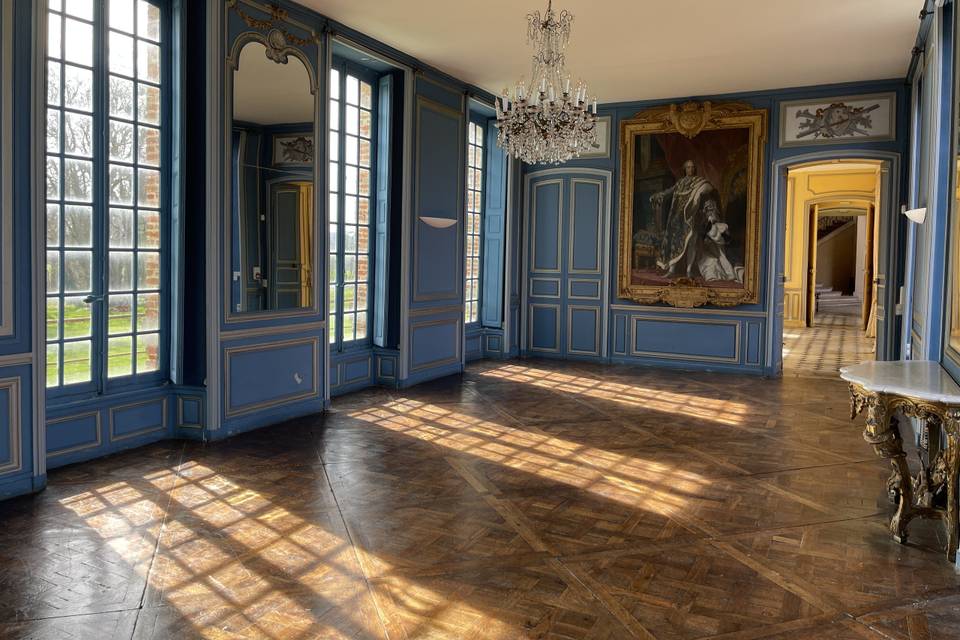 Chateau: Salon d'hiver bleu