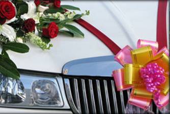 Voiture Mariage décorée