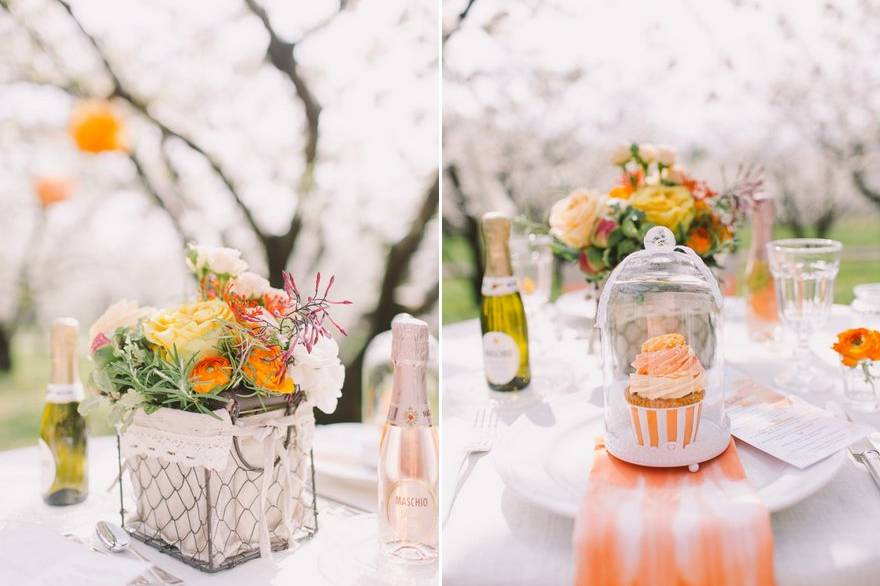 Styled shoot table