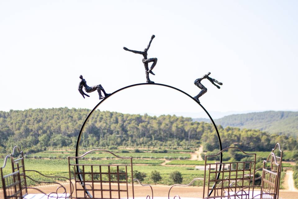 Vue sur le vignoble