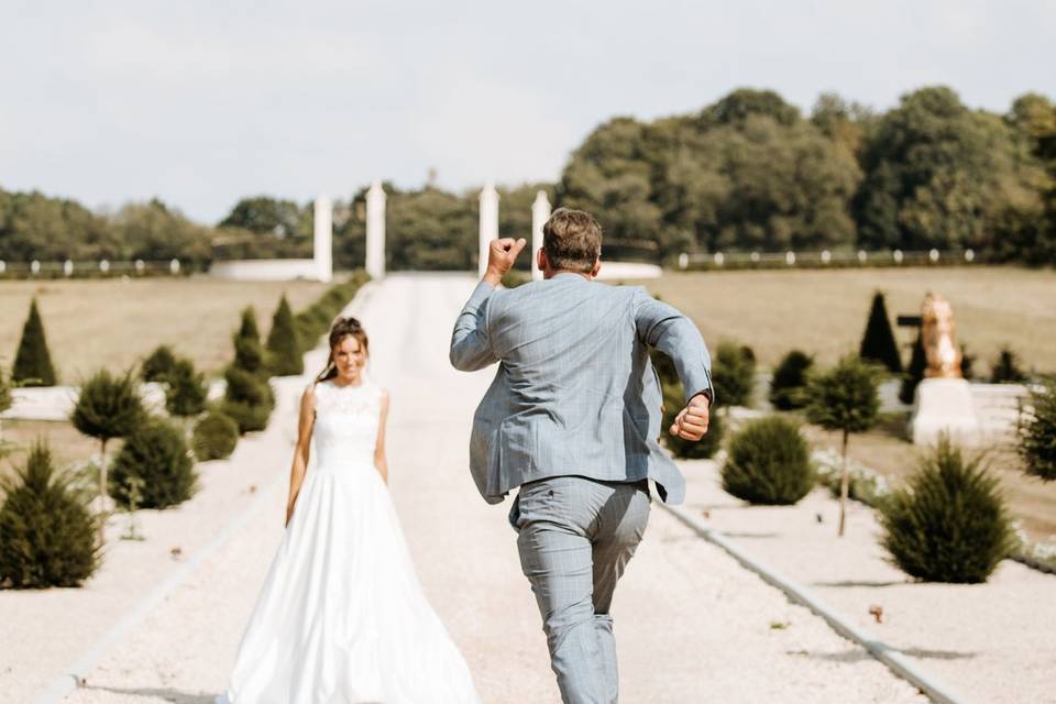 Photo de couple au Château