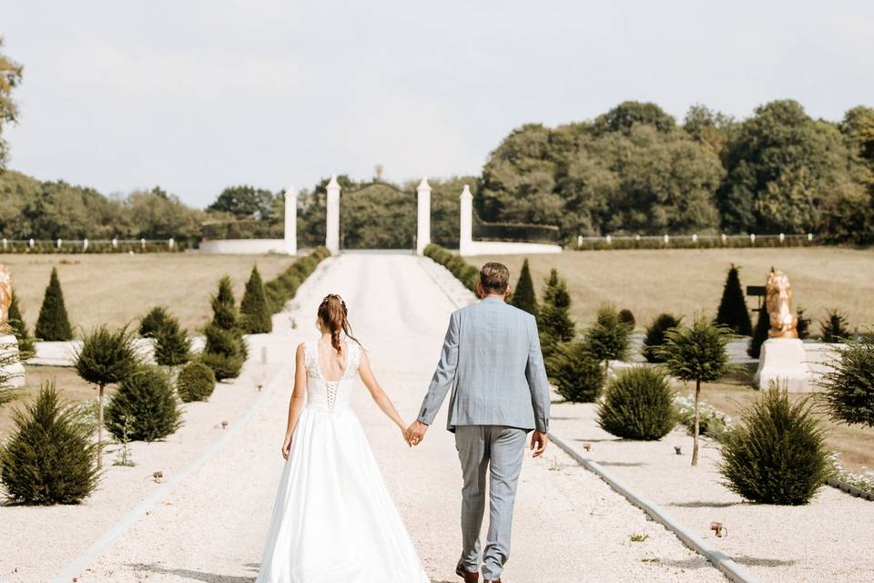 Photo de couple au Château