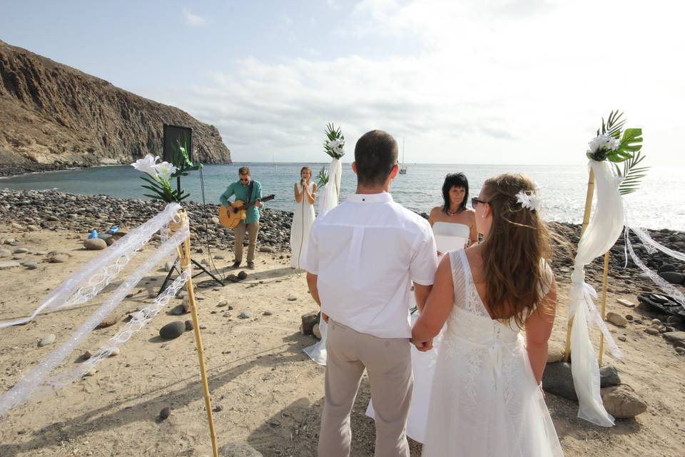 Mariage sur la plage (Espagne)