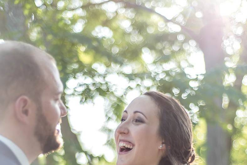 Sourire et rire ensemble