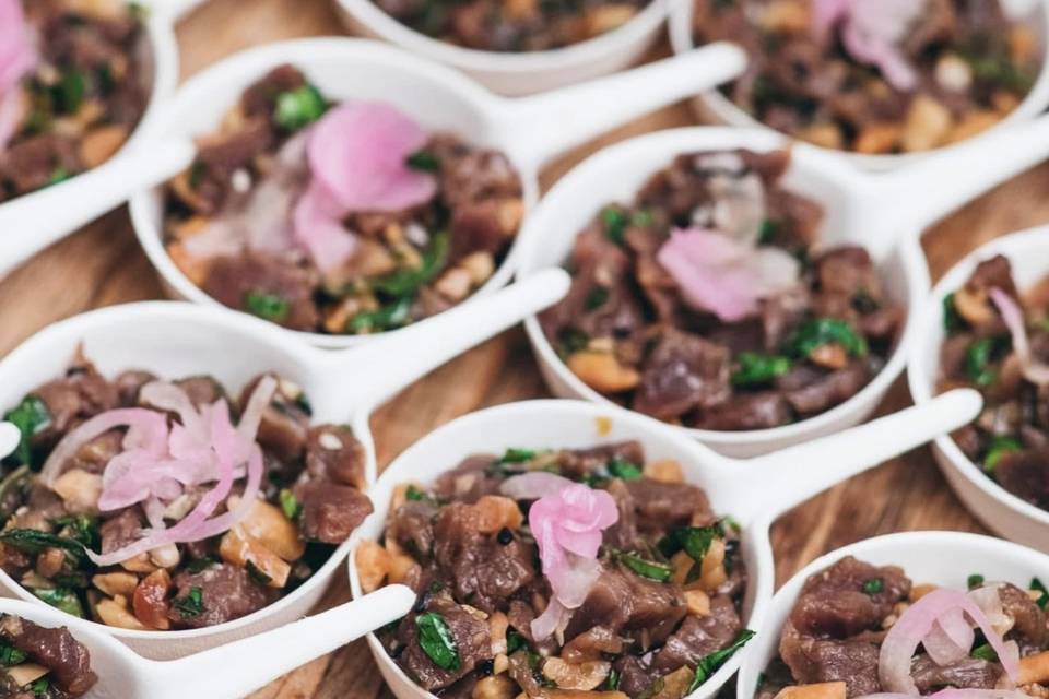 Tartare bœuf style Thai