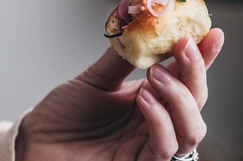 Mini hot (hot) dog