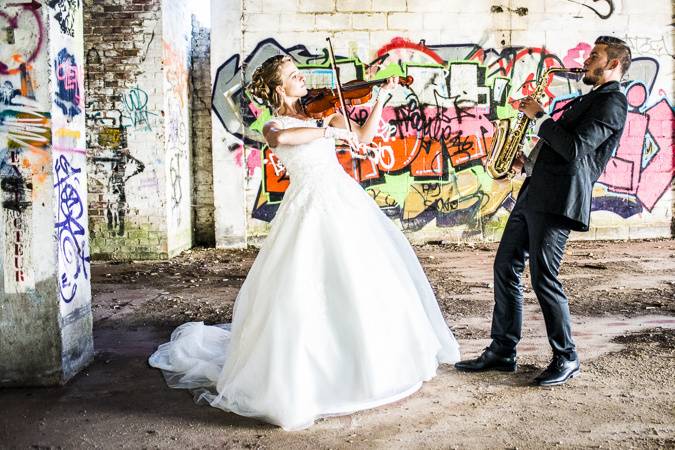 Mariage Musique et Urbex