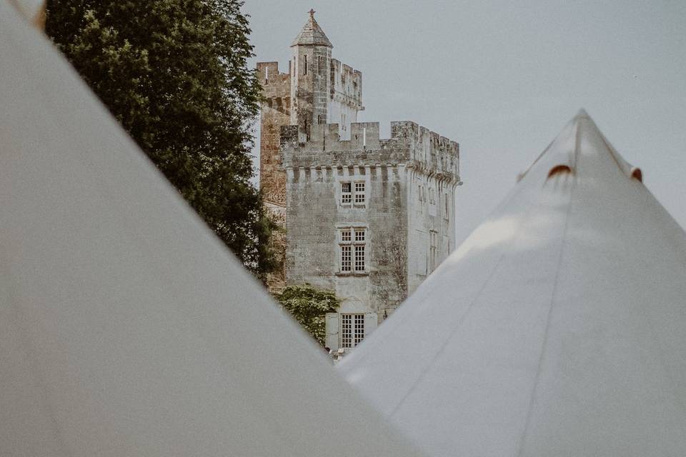 Soirée en haut du donjon